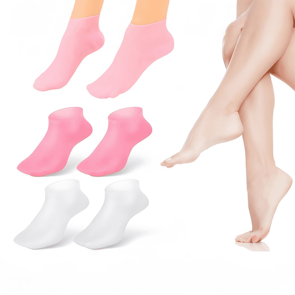 Moisturizing Silicone Foot Socks – Repair Dry & Cracked Feet Overnight
