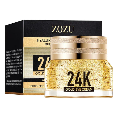 24k Gold Eye Cream with Hyaluronic Acid – Smoothing & Radiance Care