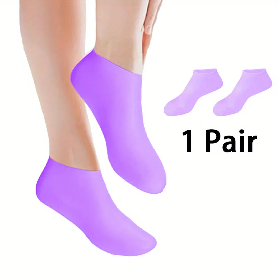 Moisturizing Silicone Foot Socks – Repair Dry & Cracked Feet Overnight